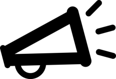 Noisy Megaphone Outline Svg File, Free Vectors File